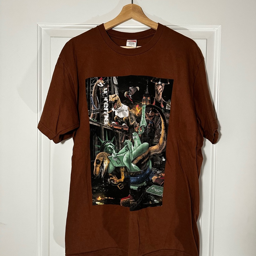 Supreme Dark Brown Graphic Tee